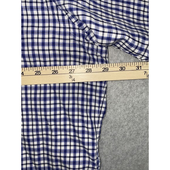 Ralph Lauren Blaire Men's XXL Checkered Long Sleeve Button Up Shirt Collared 2XL - Picture 4 of 10